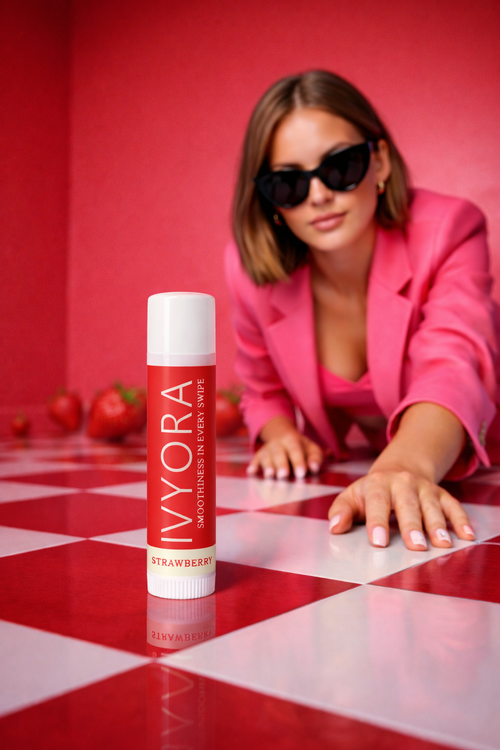 IVYORA Strawberry Lip Balm
